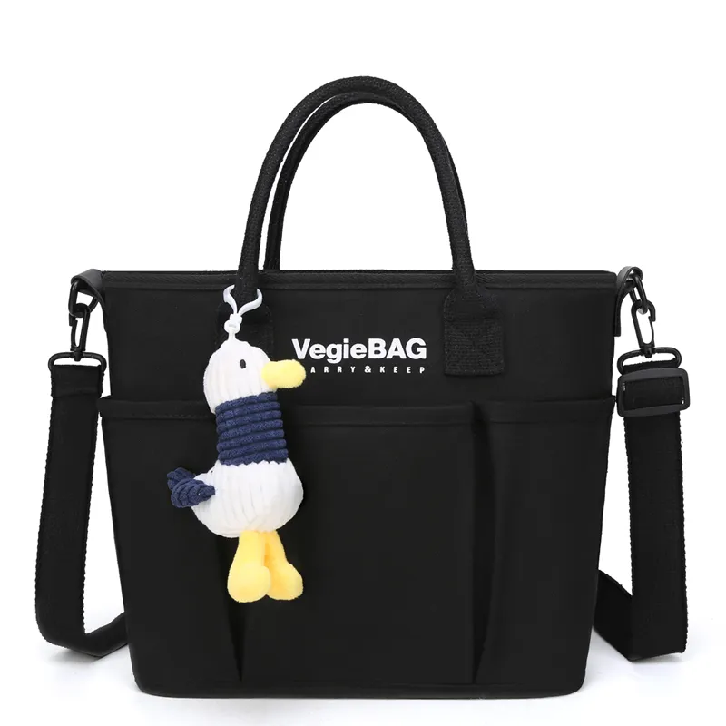 Baby Bag Multifunction Large Capacity Crossbody Shoulder Bag Tote With Seagull Decor Bag Charm