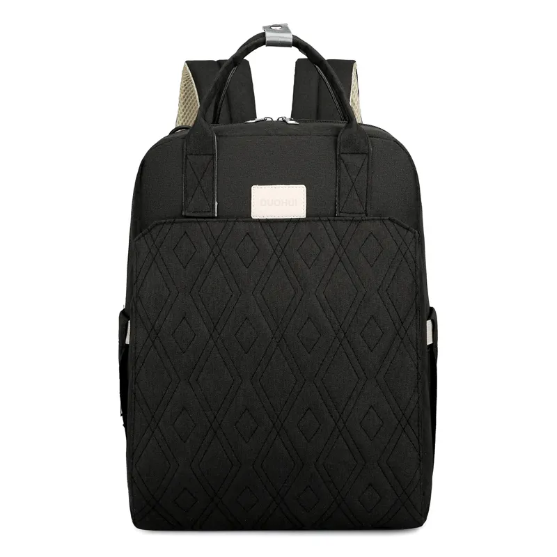 Baby Diaper Bag Backpack with Changing Station Large Capacity Multifunction and Multicolorful Maternity Mom Bag & Folding Backpack Portable Large Capacity Mom Bag with Detachable Pacifier Bag, Diapers Changing Pad and USB  Color_D
