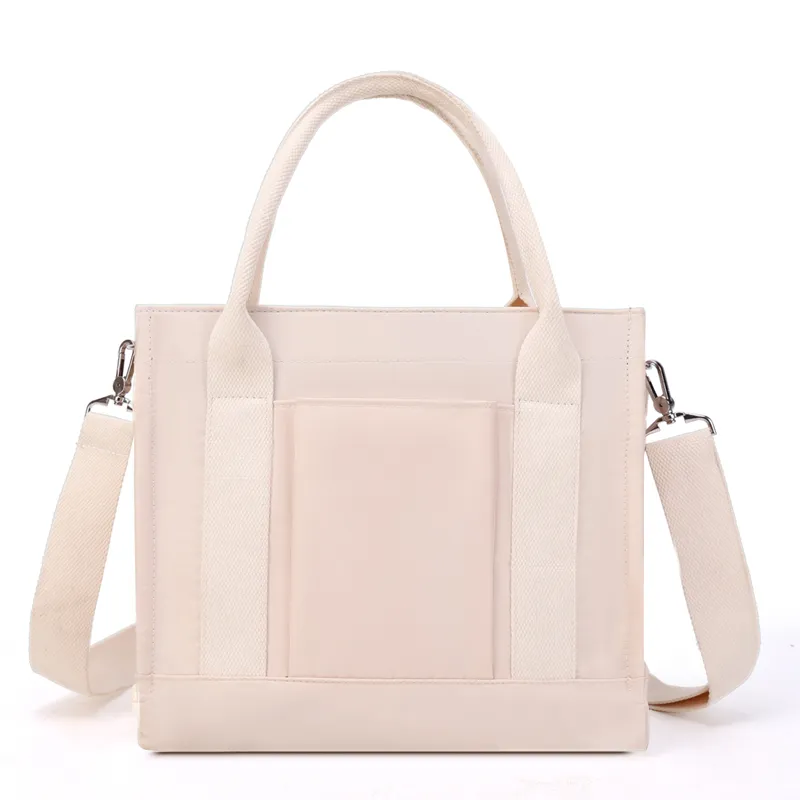 Diaper Bag Tote Mom Bag Large Capacity Multifunction Handbag with Adjustable Shoulder Strap Beige big image 1