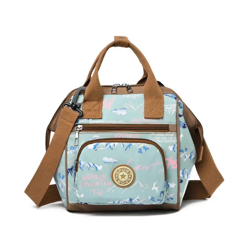Multifunctional Mommy Bag Large Capacity Diaper Bag Handbag Green