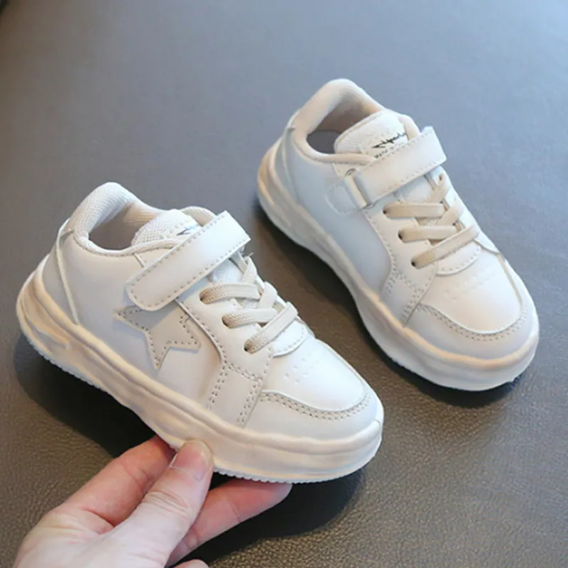 Toddler / Kid Soft Sole Star Graphic Casual Shoes Khaki image 3