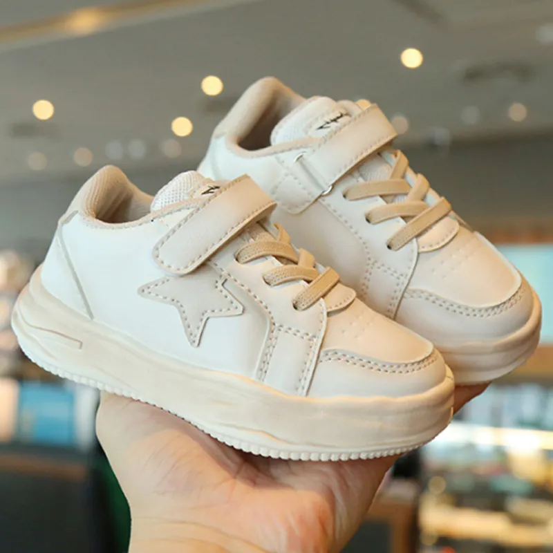 Toddler / Kid Soft Sole Star Graphic Casual Shoes Khaki big image 1