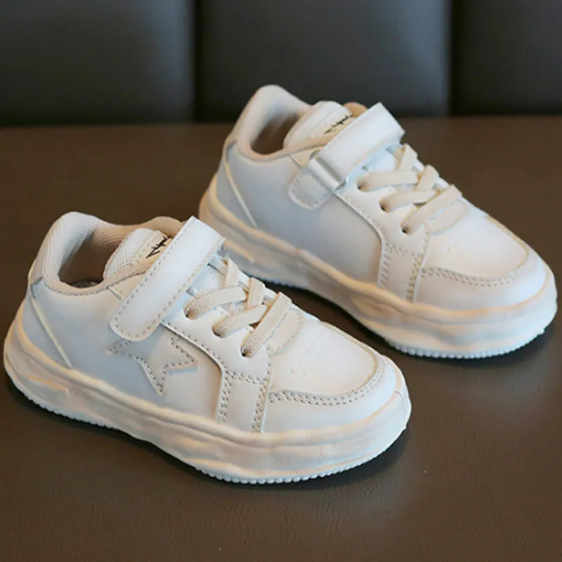 Toddler / Kid Soft Sole Star Graphic Casual Shoes Khaki image 4