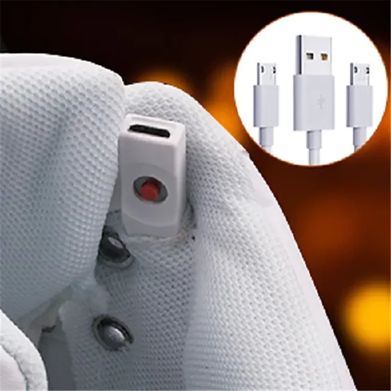 Kid Rechargeable LED High Top Sneakers White image 6