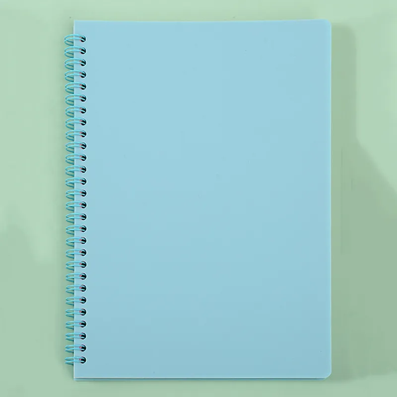 

A5 Spiral Notebook Simple Plain Wirebound Journal Notepad Office School Supply Stationery