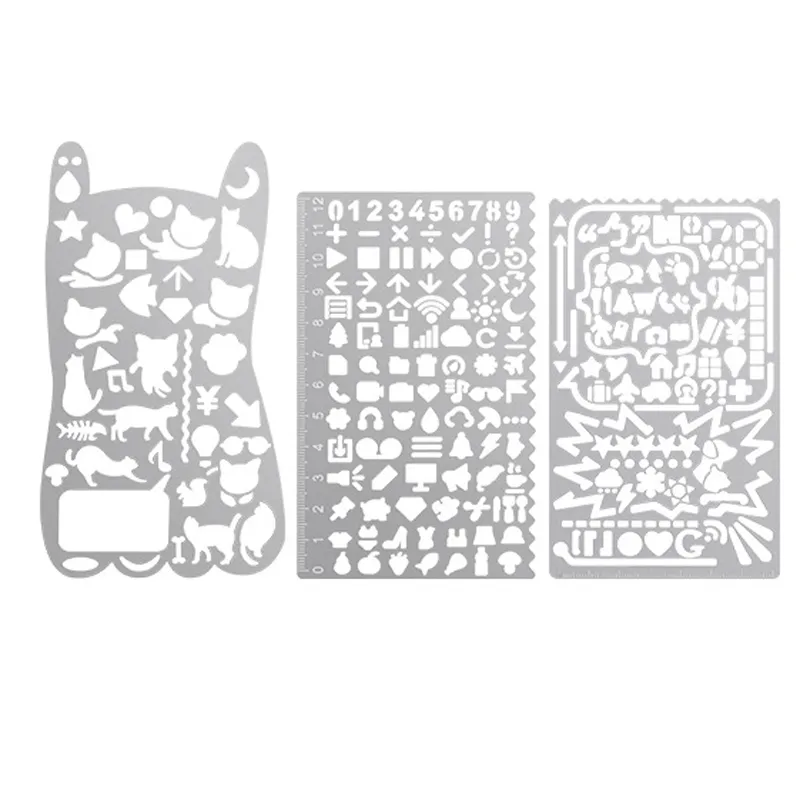 stencil stencils for painting or engraving.