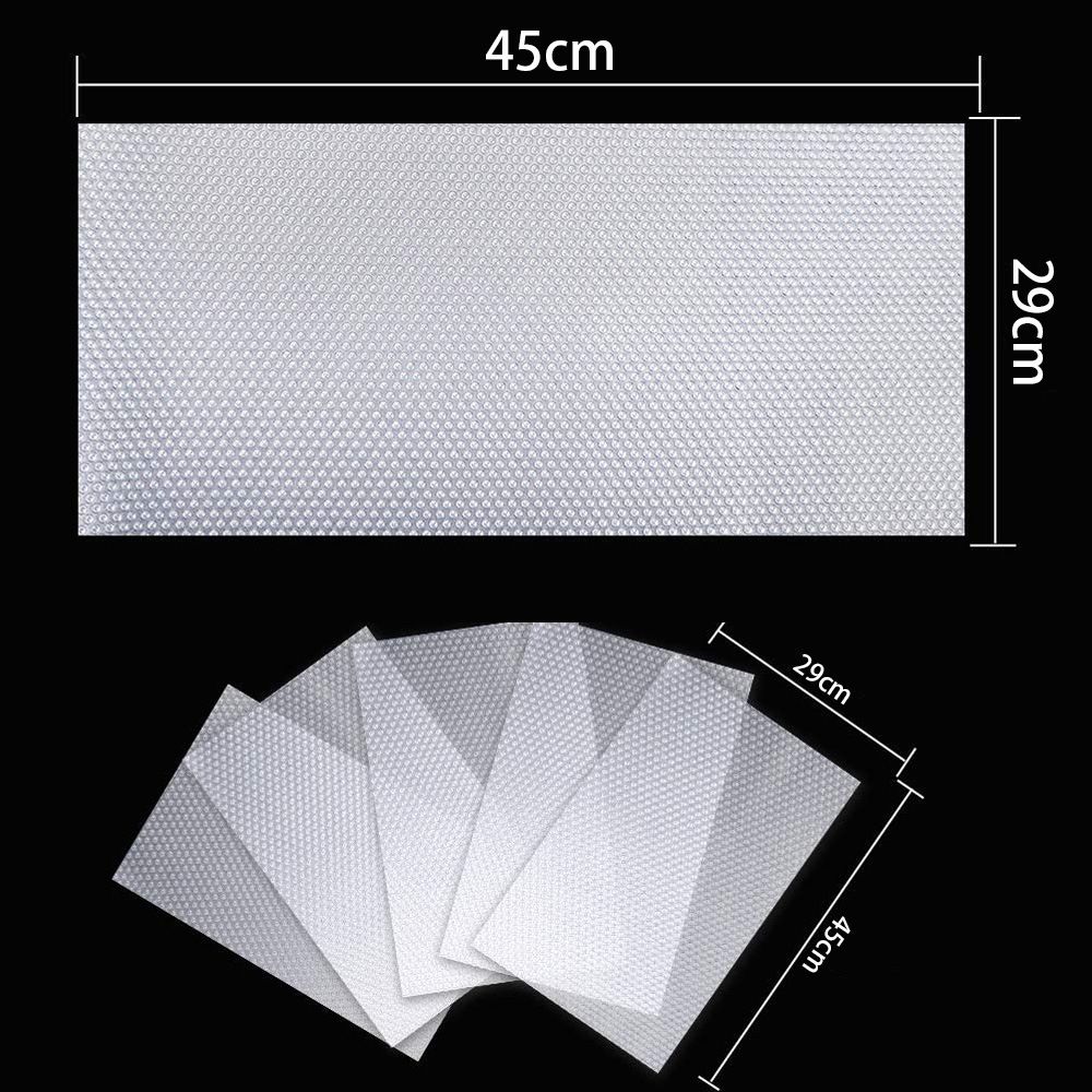 4Pcs Refrigerator Liner Mats Non-slip Kitchen Shelf Liner Drawer Liners Table Placemats Can Be Cut