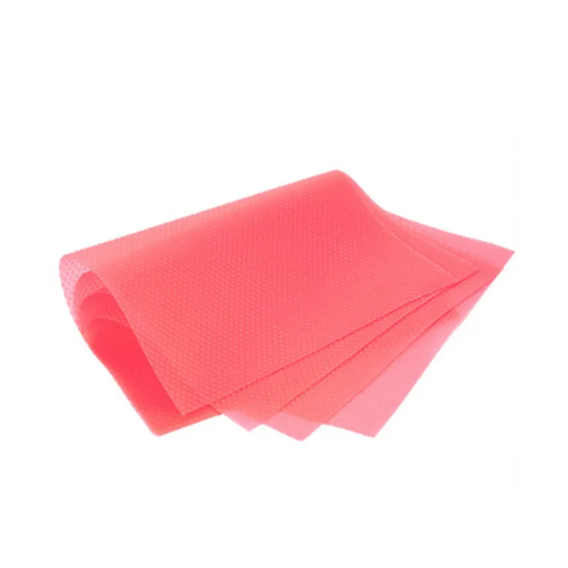 

4Pcs Refrigerator Liner Mats Non-slip Kitchen Shelf Liner Drawer Liners Table Placemats Can Be Cut