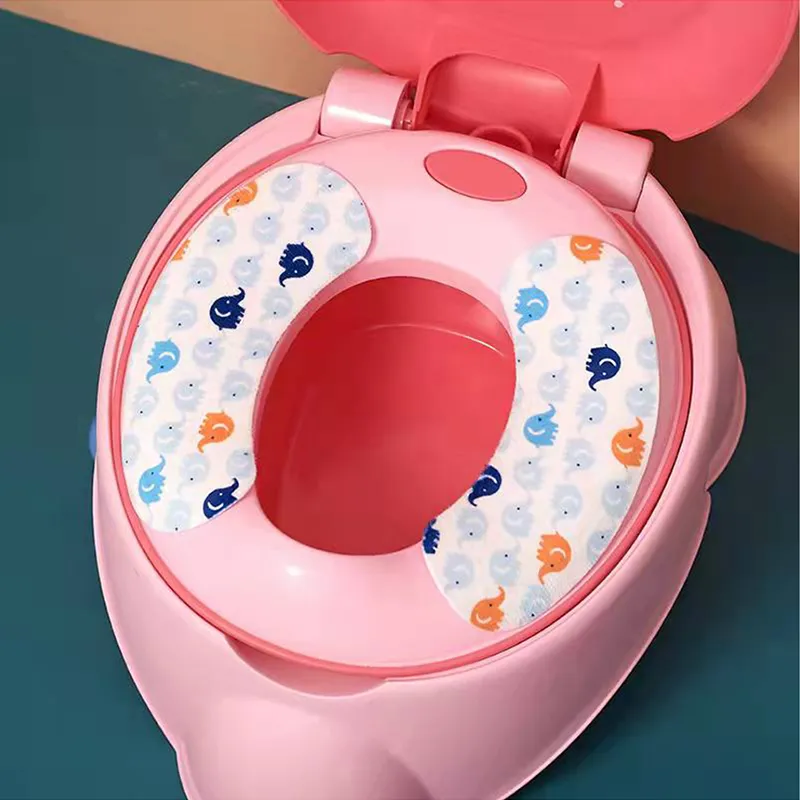 Toilet Seat Paste Sticky Washable Plush Warm Toilet Seat Stickers Toilet Mat Seat Self-Adhesive Cushion Can Be Freely Cropped  image 2
