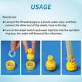 Almofada para respingos infantis spray de água tapete de jogo aspersor piscina infantil ao ar livre água inflável brinquedos de verão com alfabeto  image 4