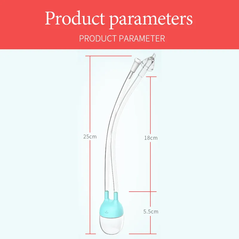 Baby Nasal Aspirator Convenient Safe Newborn Nasal Suction Device Nose Cleaner PC Cup Kids Healthy Care Products  big image 8