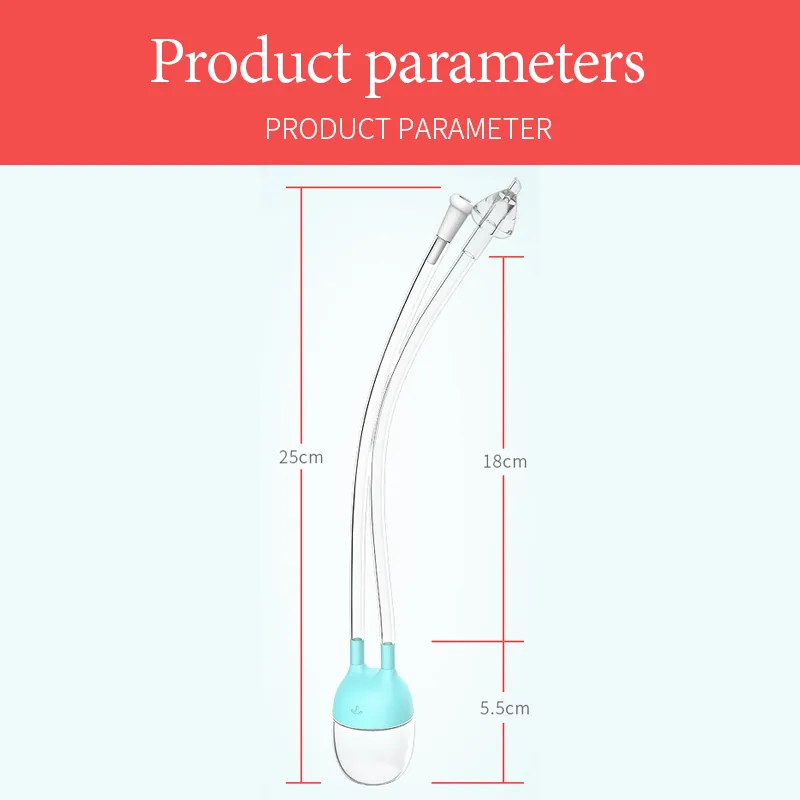 Baby Nasal Aspirator Convenient Safe Newborn Nasal Suction Device Nose Cleaner PC Cup Kids Healthy Care Products big image 8