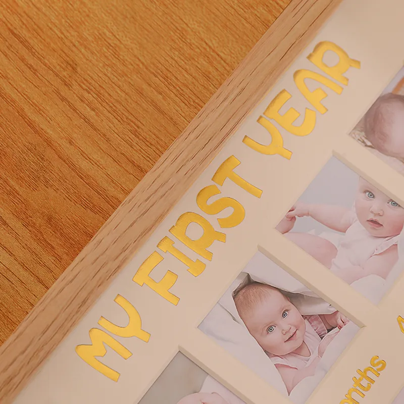Baby Frame My First Year Photo Moments Baby Keepsake Picture Frame Nursery Decor Baby Milestone Picture Frames big image 7