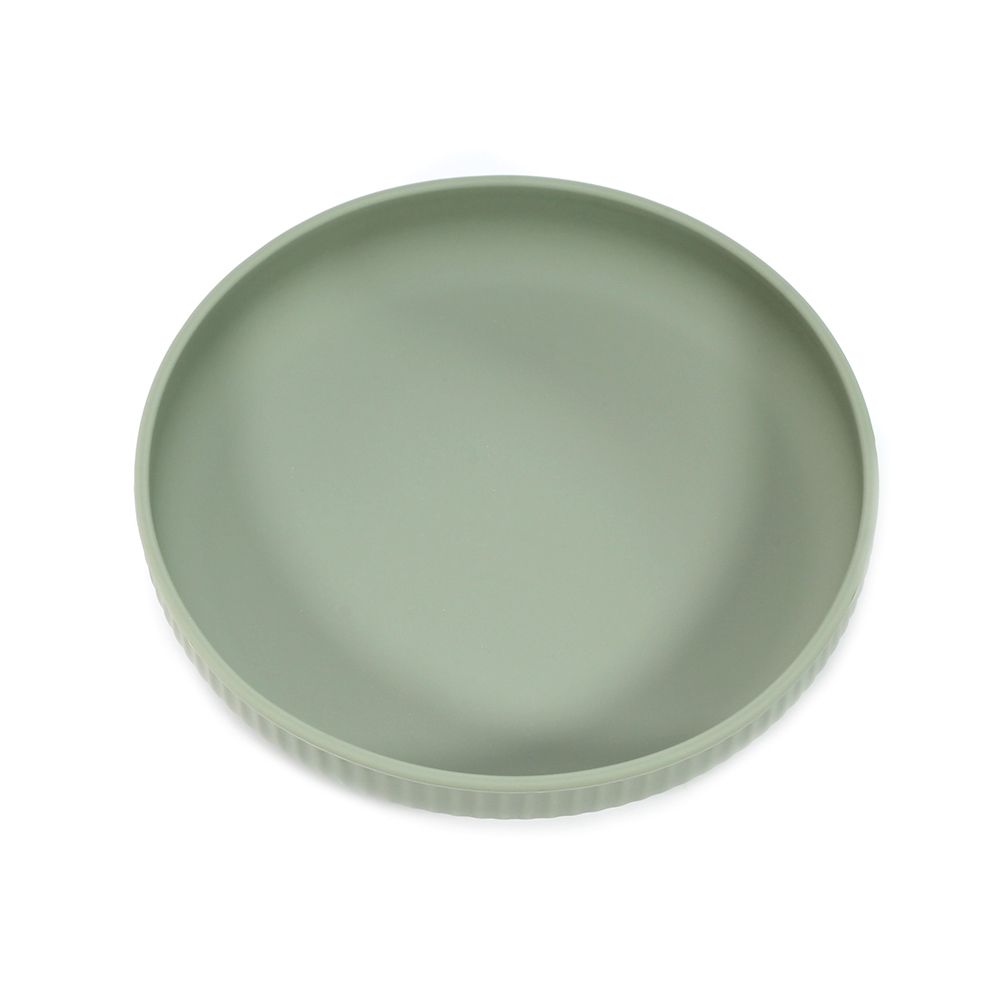 

Non-BPA Silicone Striped Kids Plate for Mealtime