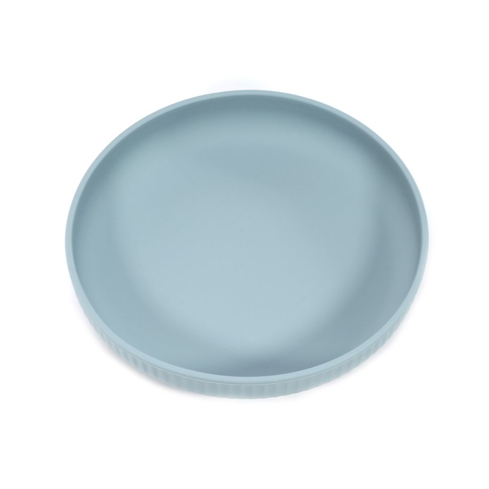 

Non-BPA Silicone Striped Kids Plate for Mealtime