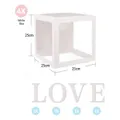 4pcs Valentines Day Decorations Transparent Balloons Boxes with 4 Letters LOVE for Valentine's Day Anniversary Wedding Engagement Party Supplies Decorations  image 1