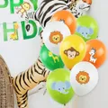 50-pack Animal Graphic Balloons Animal Theme Party Latex Balloons for Birthday Baby Showers Party Supplies  image 2