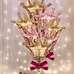 Pack of 12 Crown Balloons Foil Crown Balloons for Holiday Parties and Birthday Parties  image 3