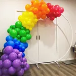 Rainbow Balloons Garland Arch Kit, 126pcs Color Balloons Colorful Party Balloons for Birthday Party Baby Shower Decoration Multi-color image 4