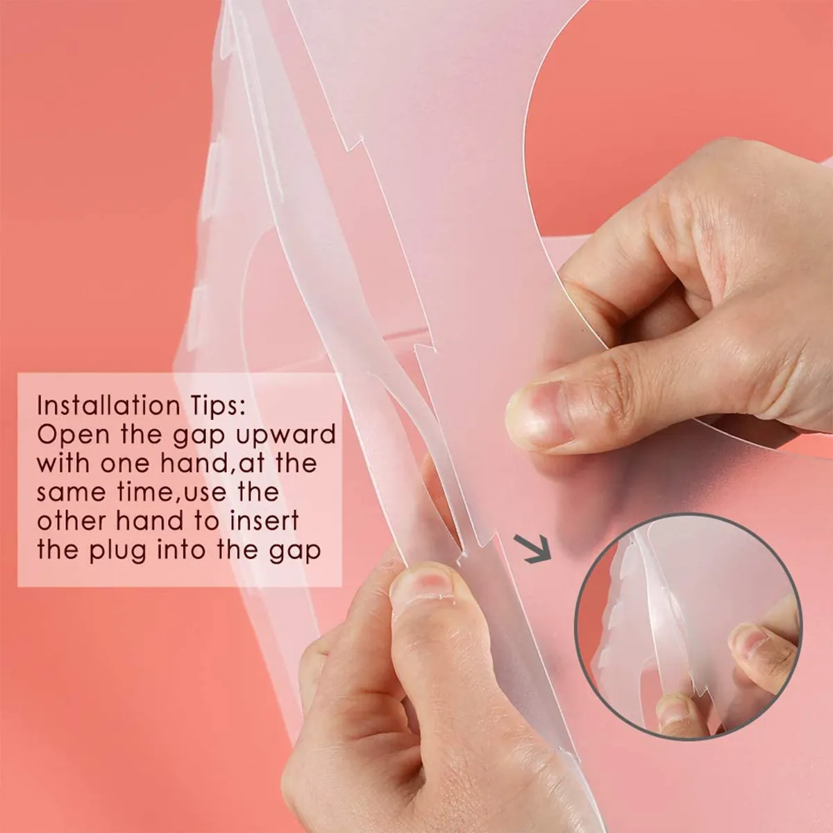 9 Holes Balloon Sizer Cube Box Collapsible Plastic Box Measurement Tool for Party Birthday Wedding Balloon Decorations Creating Balloon Arch Columns  image 5