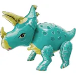 4D Dinosaur Inflatable Balloons Wedding Baby Shower Birthday Party Decoration Supplies Baby Toys Gift  Light Blue