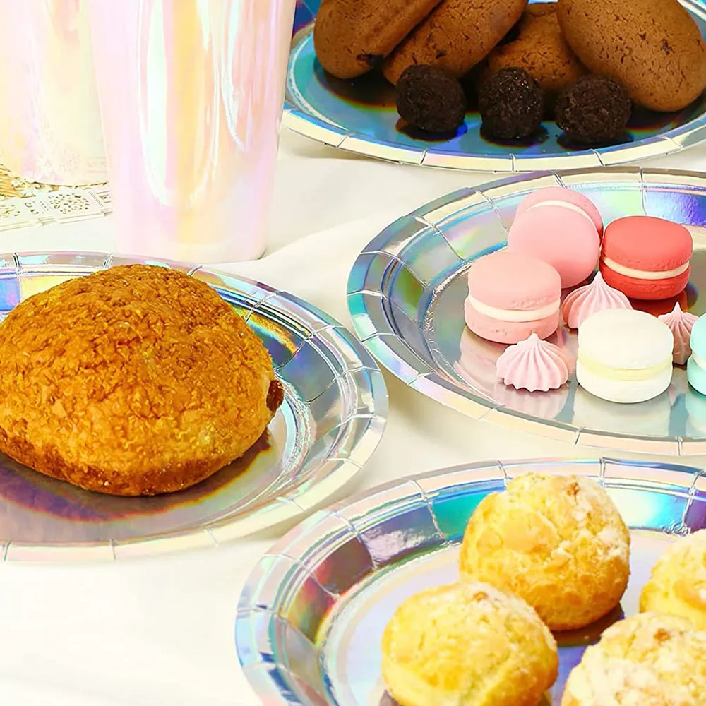 Conjunto de festa de aniversário temático sereia Prata image 2