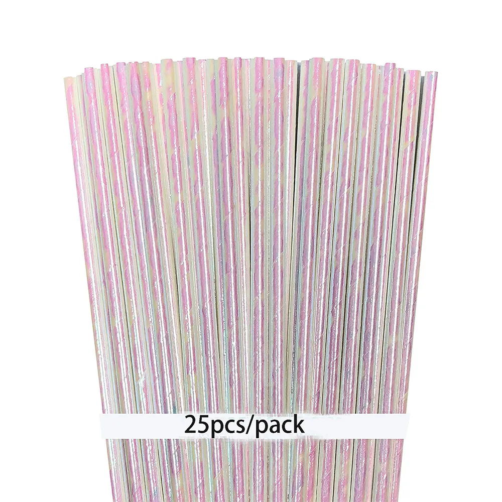 Conjunto de festa de aniversário temático sereia Rosa Quente