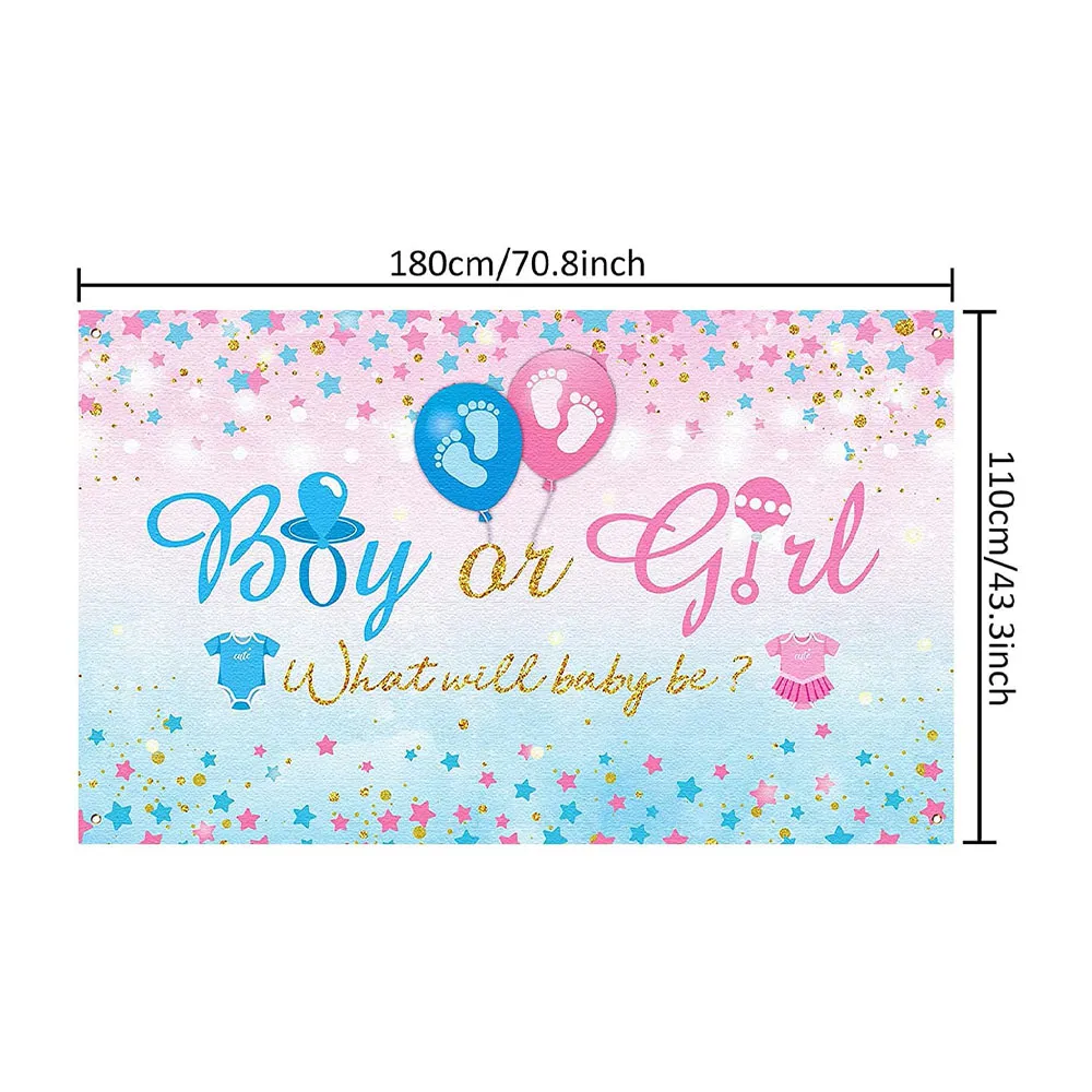 Celebration Gender Reveal Party Pack for Babies Pink