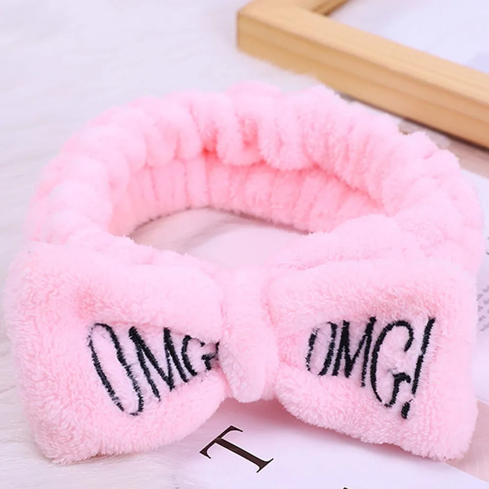 Pink Bath Hair Wrap Band para chuveiro  Rosa image 3