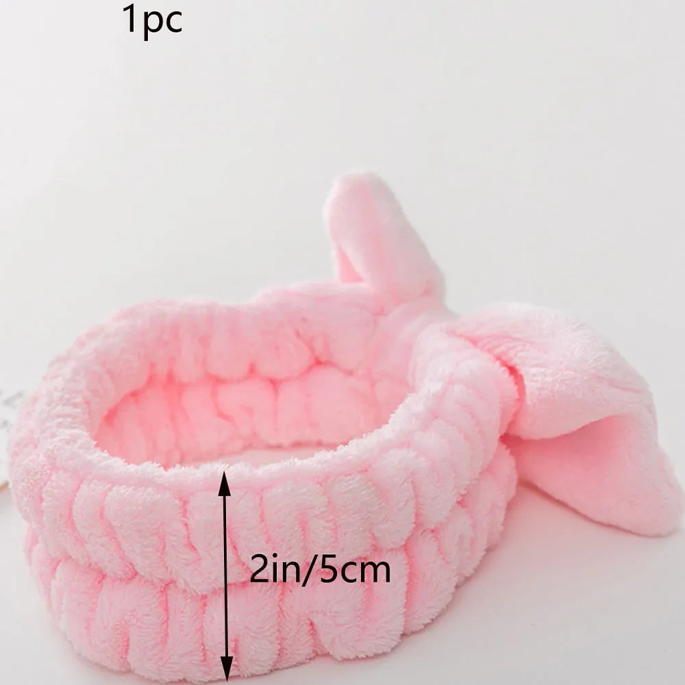 Pink Bath Hair Wrap Band para chuveiro  Rosa image 4