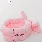 Pink Bath Hair Wrap Band for Shower   image 4