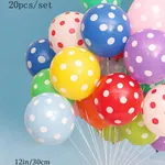 Cute Polka Dot /Heart-shaped 
 Party Balloon birthday Multi-color