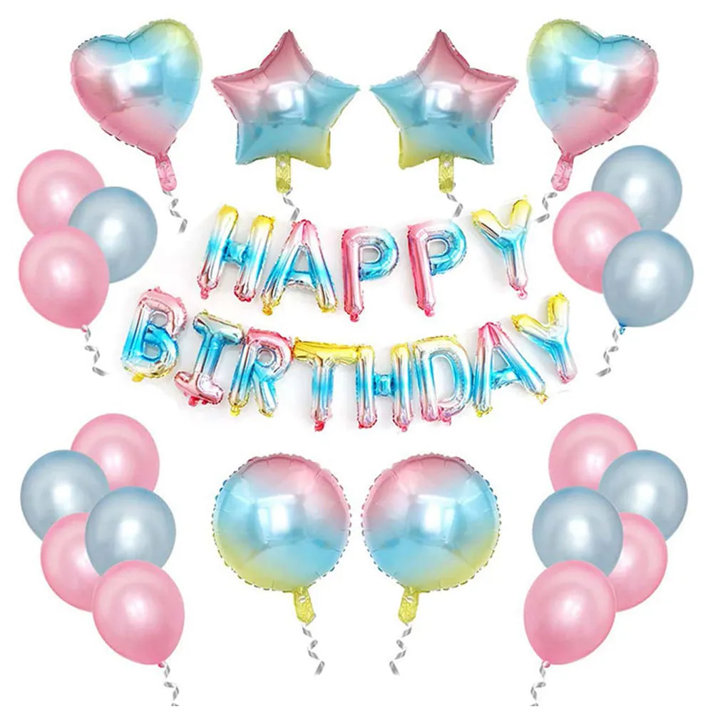 47pcs Tie-Dye Birthday Party Balloon Set  image 3