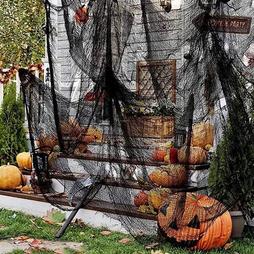 One Piece of Halloween Sheer Mesh Fabric
