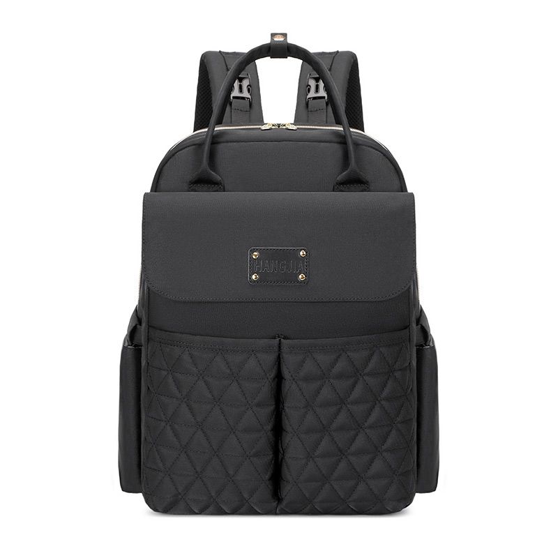 Diaper Bag Backpack Mom Bag Multifunction Travel Handle Back Pack with Stroller Buckle