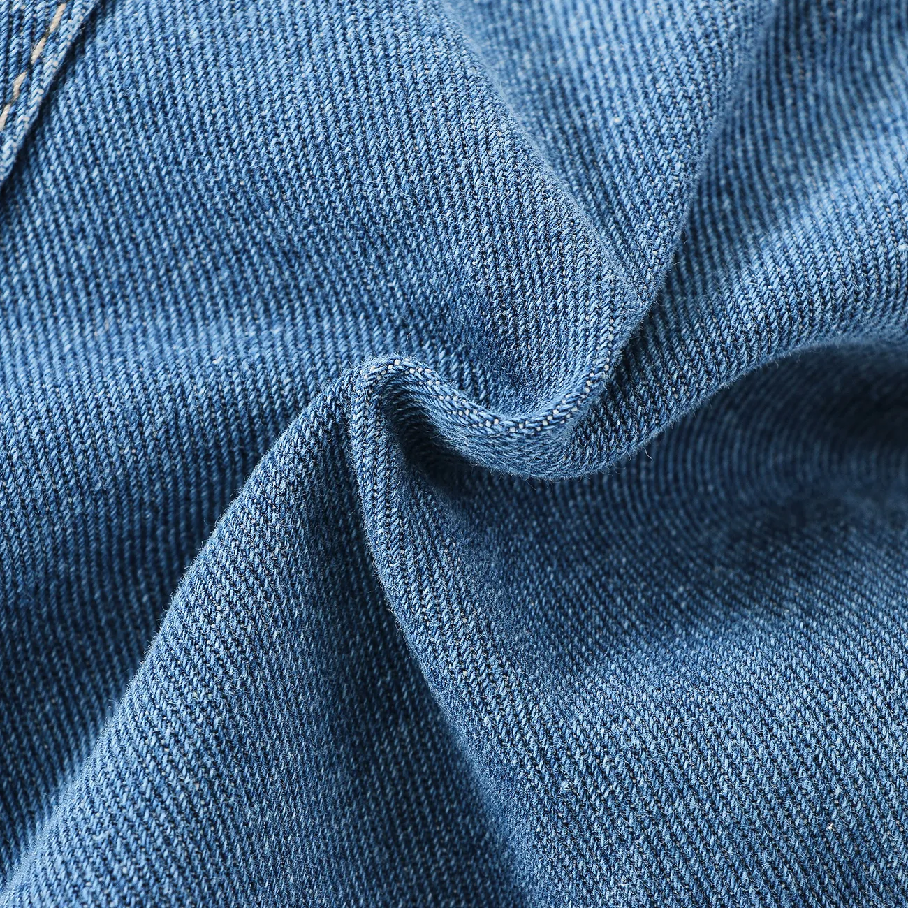 Baby/Kid Girl/Boy Childlike Solid Color Coat/Jeans/Sweater/Shoes Blue big image 1