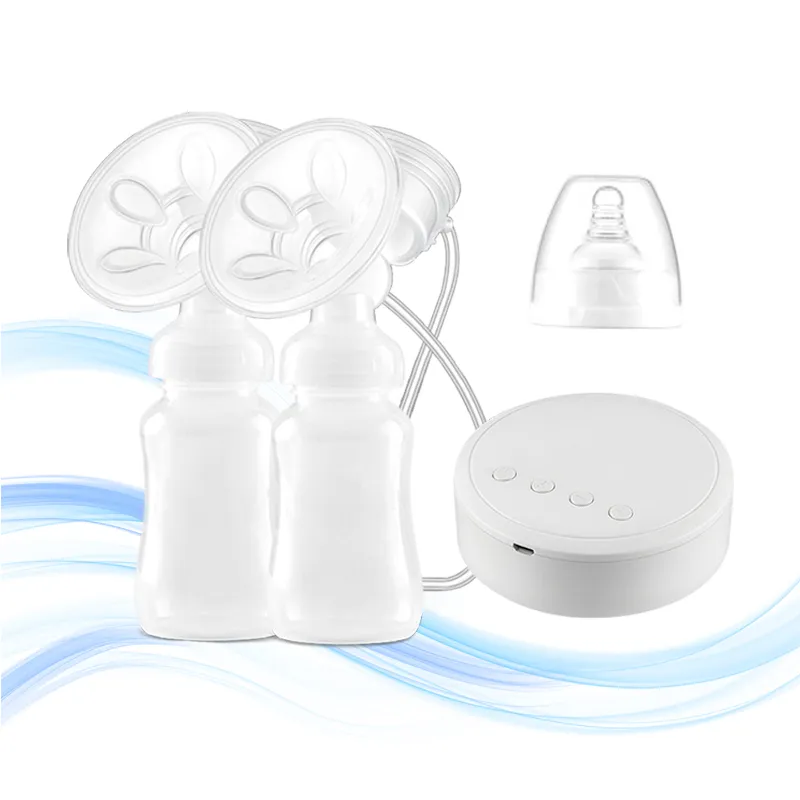 Electric Breast Pump with 3 Modes and 9 Levels White big image 1