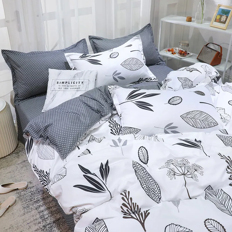 Plant Print Bedding Set Including Duvet Cover & Pillow Cases big image 2
