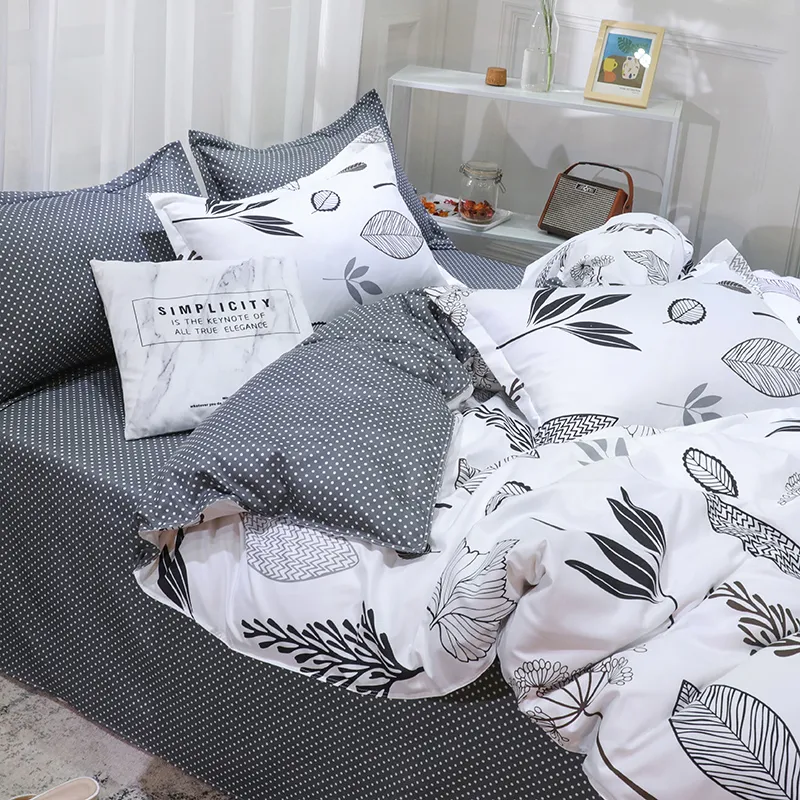 Plant Print Bedding Set Including Duvet Cover & Pillow Cases  big image 3