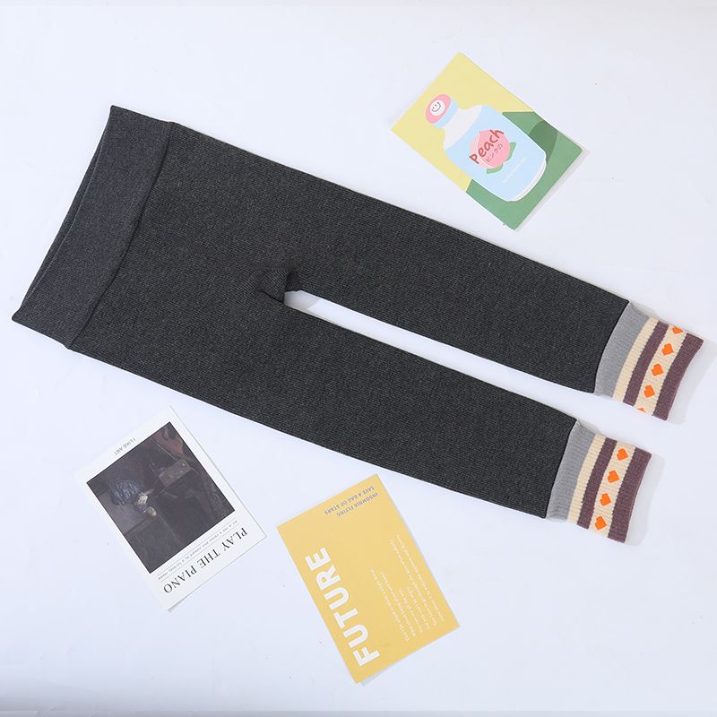

Toddler Girl Sweet Hear Graphic Fleece Lined Knit Leggings