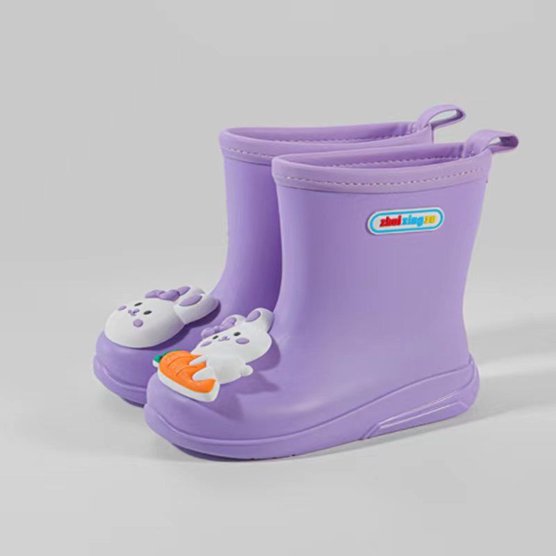 

Toddler Mermaid Pattern Textured Rain Boots Cover