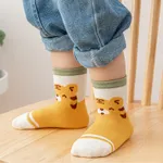 Cinco pares de meias de bebê animal dos desenhos animados  image 3