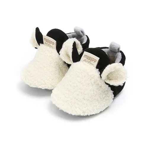  Baby & Toddler 3D Animal-shaped Furry Prewalker Shoes