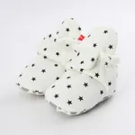 Baby & Toddler Stars Print Velcro Prewalker Shoes White