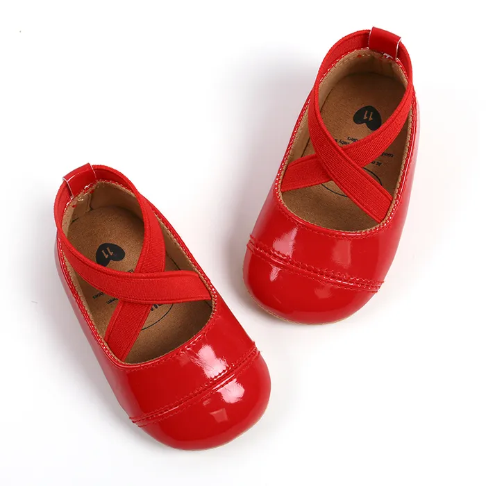 Christmas Baby & Toddler Sweet Cross Strap Prewalker Shoes