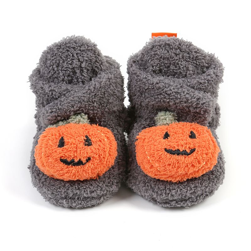 Halloween Baby Childlike Pumpkin Decor Prewalker Shoes
