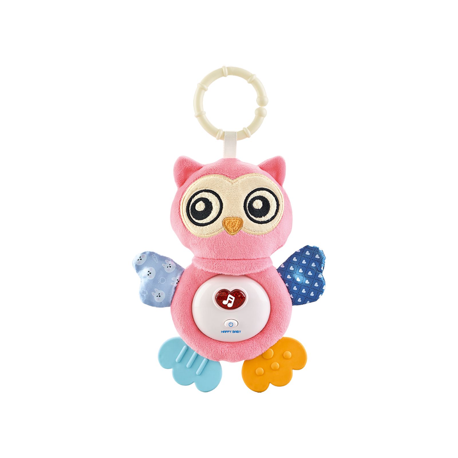 Baby Bird Shape Music And Light Appease Teether Doll