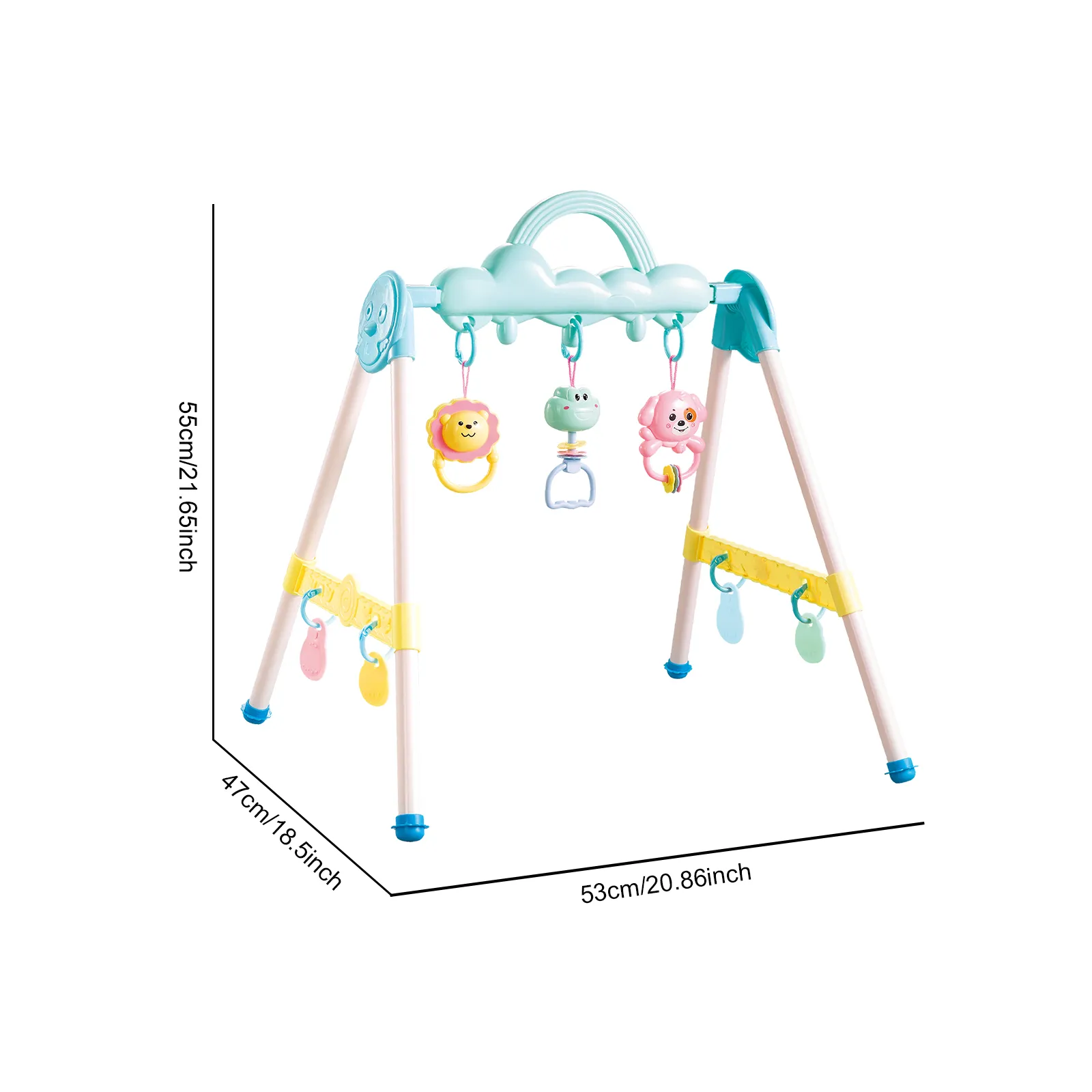 Desenvolvimento Cognitivo do Bebê e Aprendizagem Precoce Fitness Rack  image 3