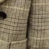 Toddler Girl/Boy Plaid Double Breasted Coat Grey
