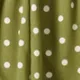 Toddler Girl Casual Polka dots Mosquito Repellent Pants Dark Green